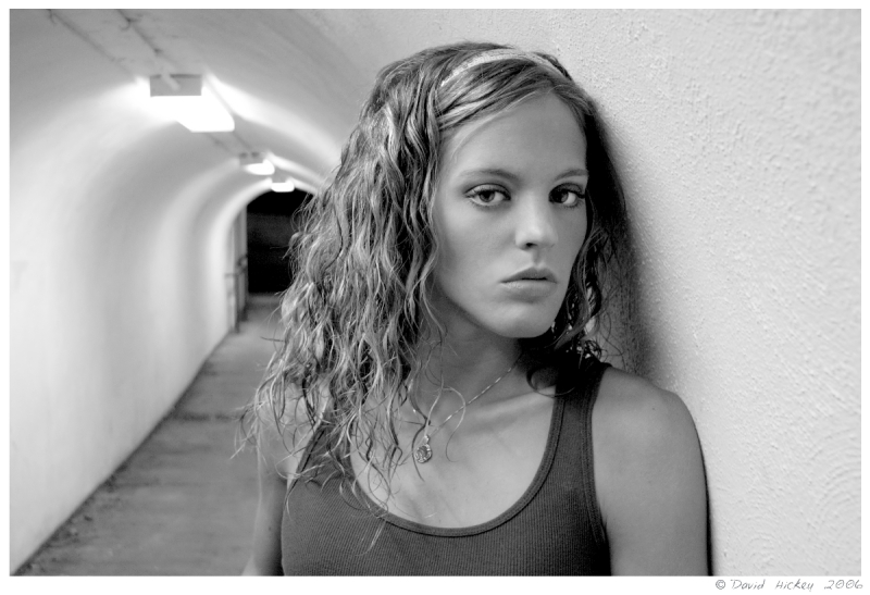 Hillary BW05 Model: Hillary  Location: Radnor Train Station, Radnor, PA  MUA: By Model Lighting: Ambient